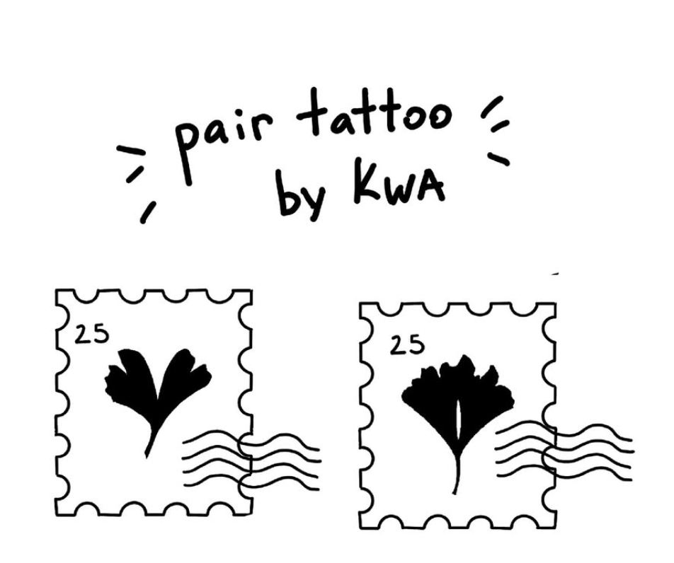 Pair Tattoo Design